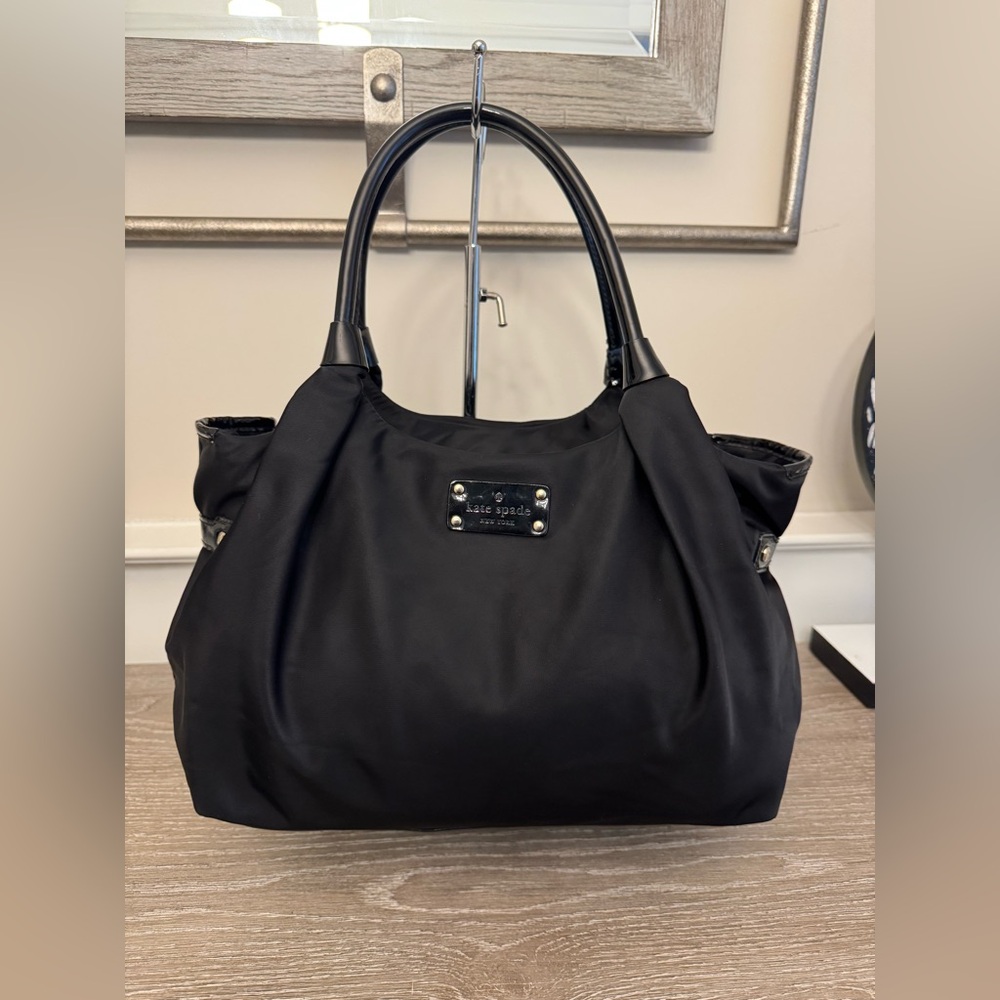 kate spade Black Nylon Shoulder Bag